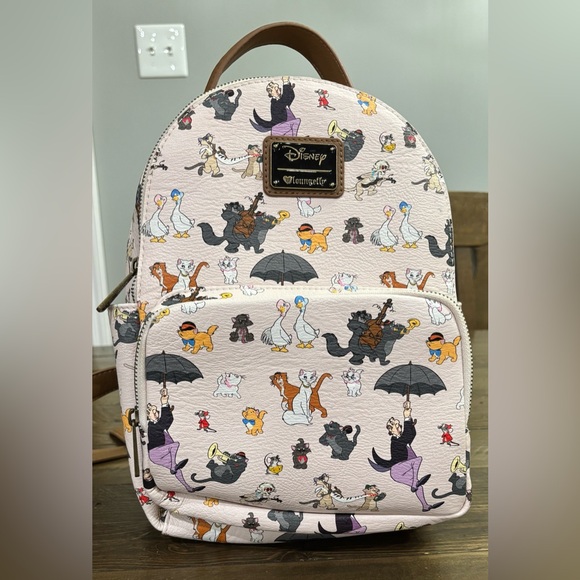 Loungefly Handbags - Loungefly Disney Aristocats All-Over Print Mini Backpack